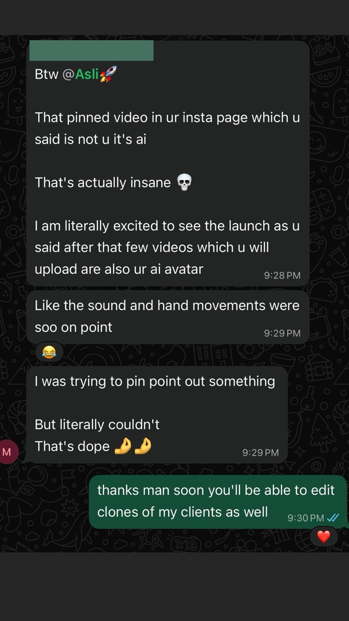 asli acquisitione chat